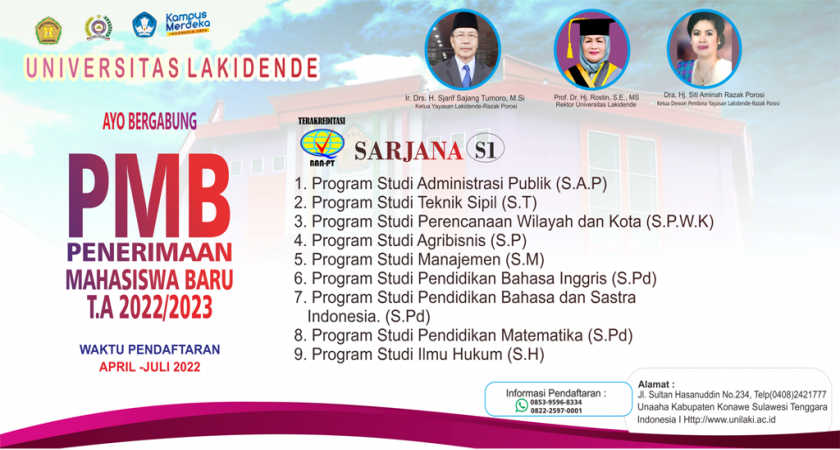 Penerimaan Mahasiswa Baru TA 2022/2023